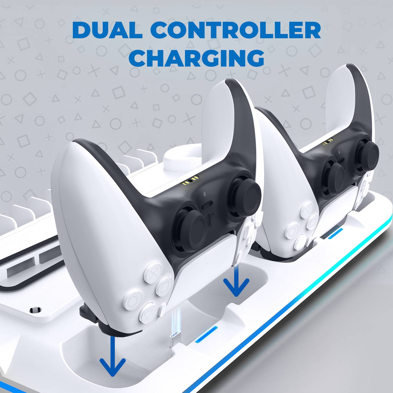 EVOFOX PS5 Cooling Dock with Dual Charging - Image 4