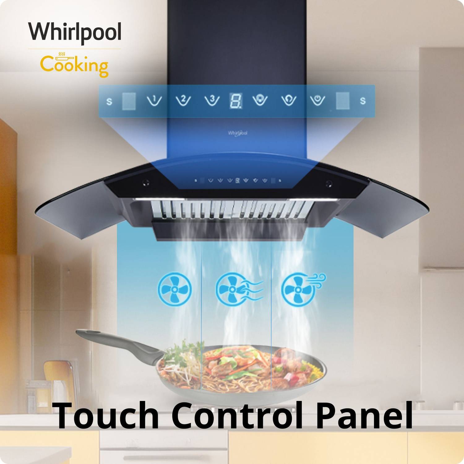 Whirlpool CGBF PRO 903 HAC BK 90 cm Chimney - Image 5