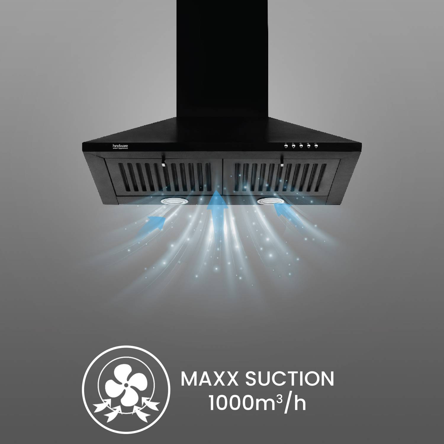 Velda 60 1000 CMH 60 cm | Baffle Filter | Pyramid | 5 Years Motor Warranty | Push Button | Energy Efficient LED Light | Powerful Suction | Chimney - Image 5