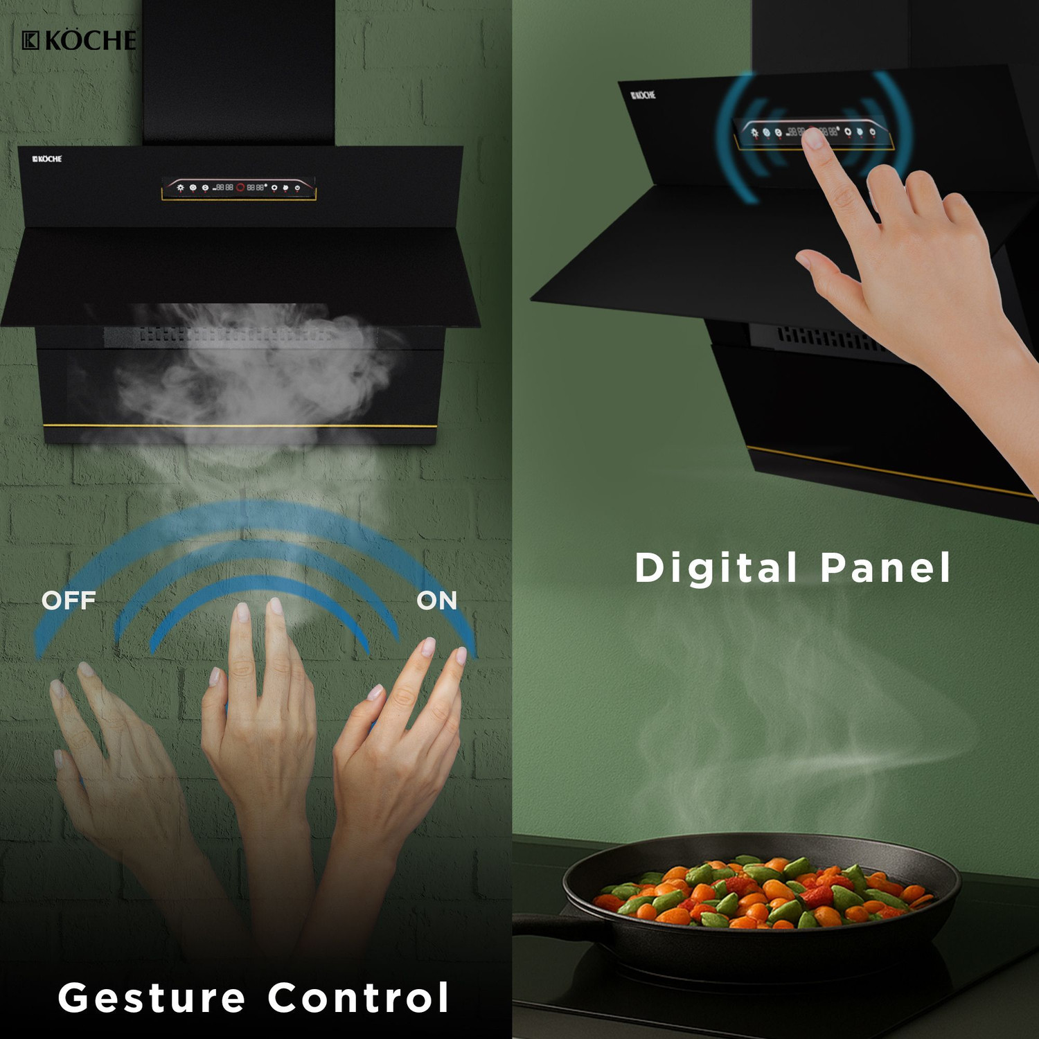 Image of Koche LAURA 75 CM 1650 CMH 75 cm Auto Clean Chimney