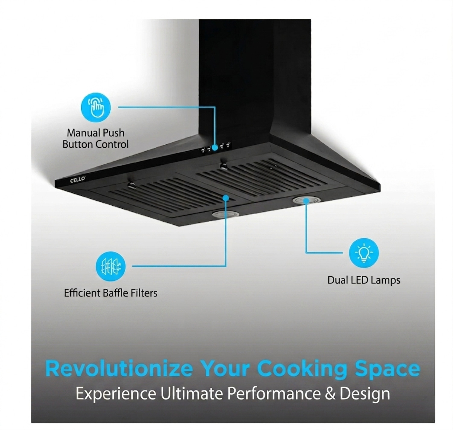 Image of Cello Black Diamond 1000 CMH 60 cm Chimney