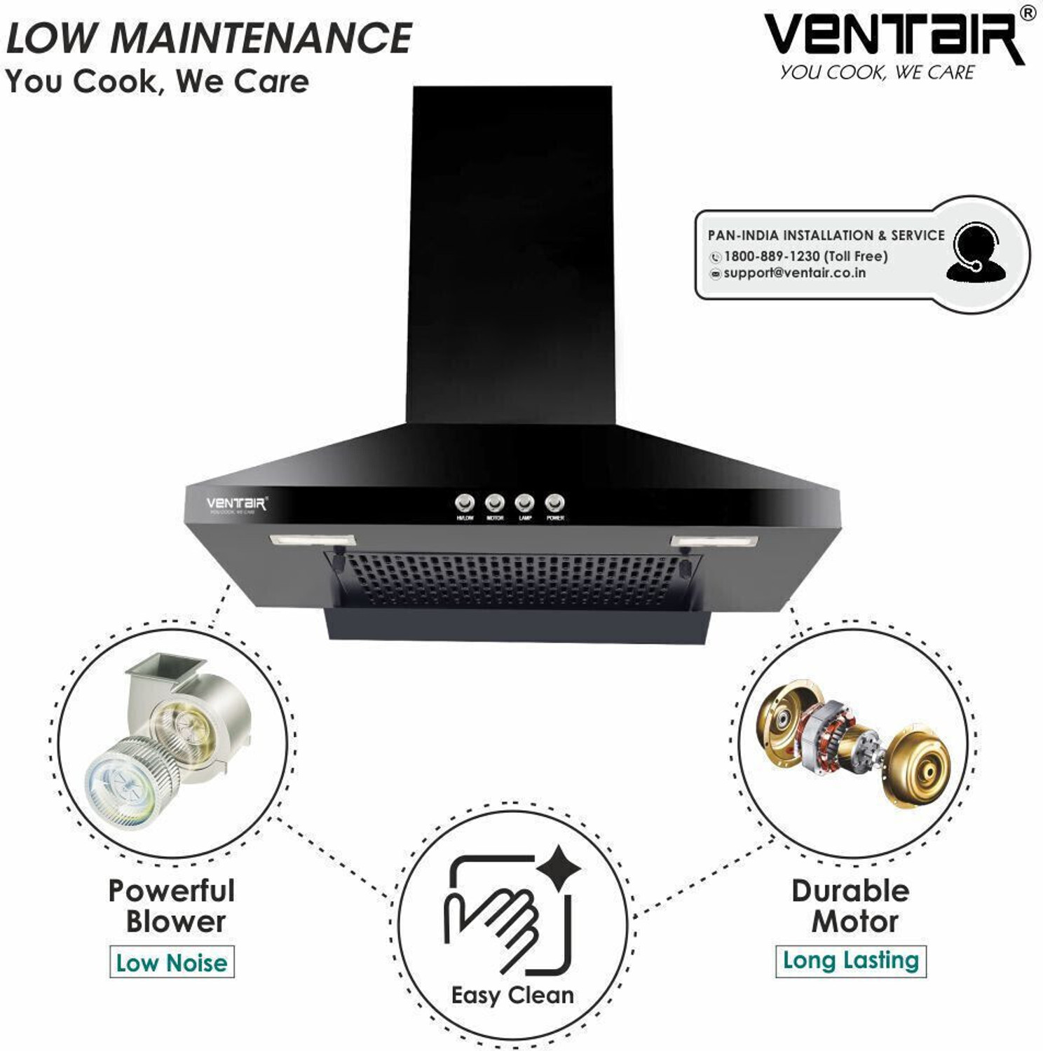 Image of Ventair Prism 1050 CMH 60 cm Pyramid Shape 60cm11 Baffle FilterPowerful suction Low Noise Chimney
