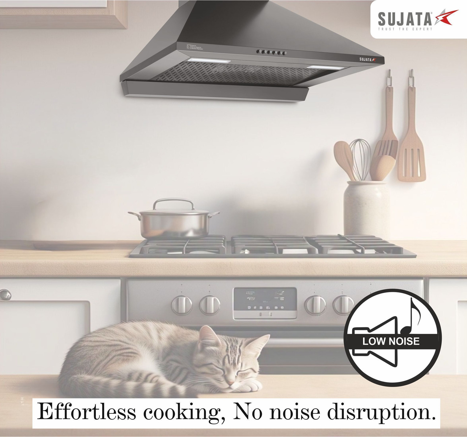 Image of SUJATA ONYX 1250 CMH 60 cm Auto Clean Chimney