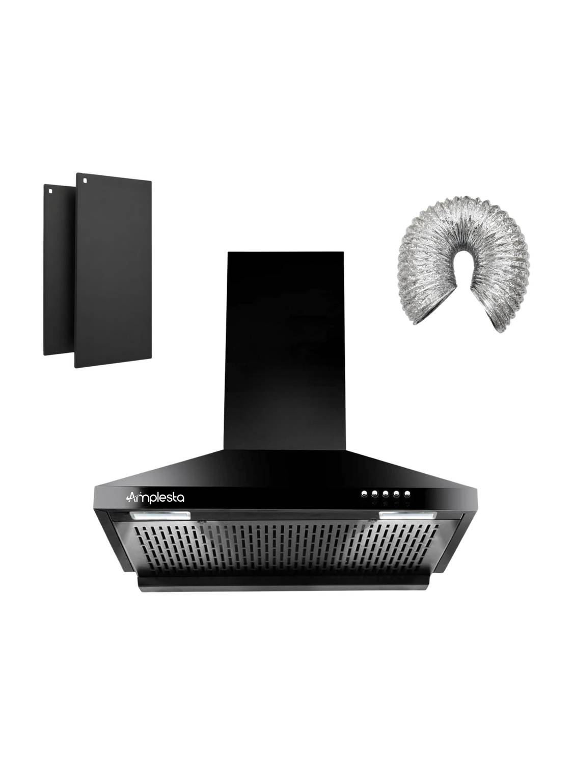 Amplesta AirNova Pyramid Filterless Chimney 1200 CMH 60 cm - Image 1
