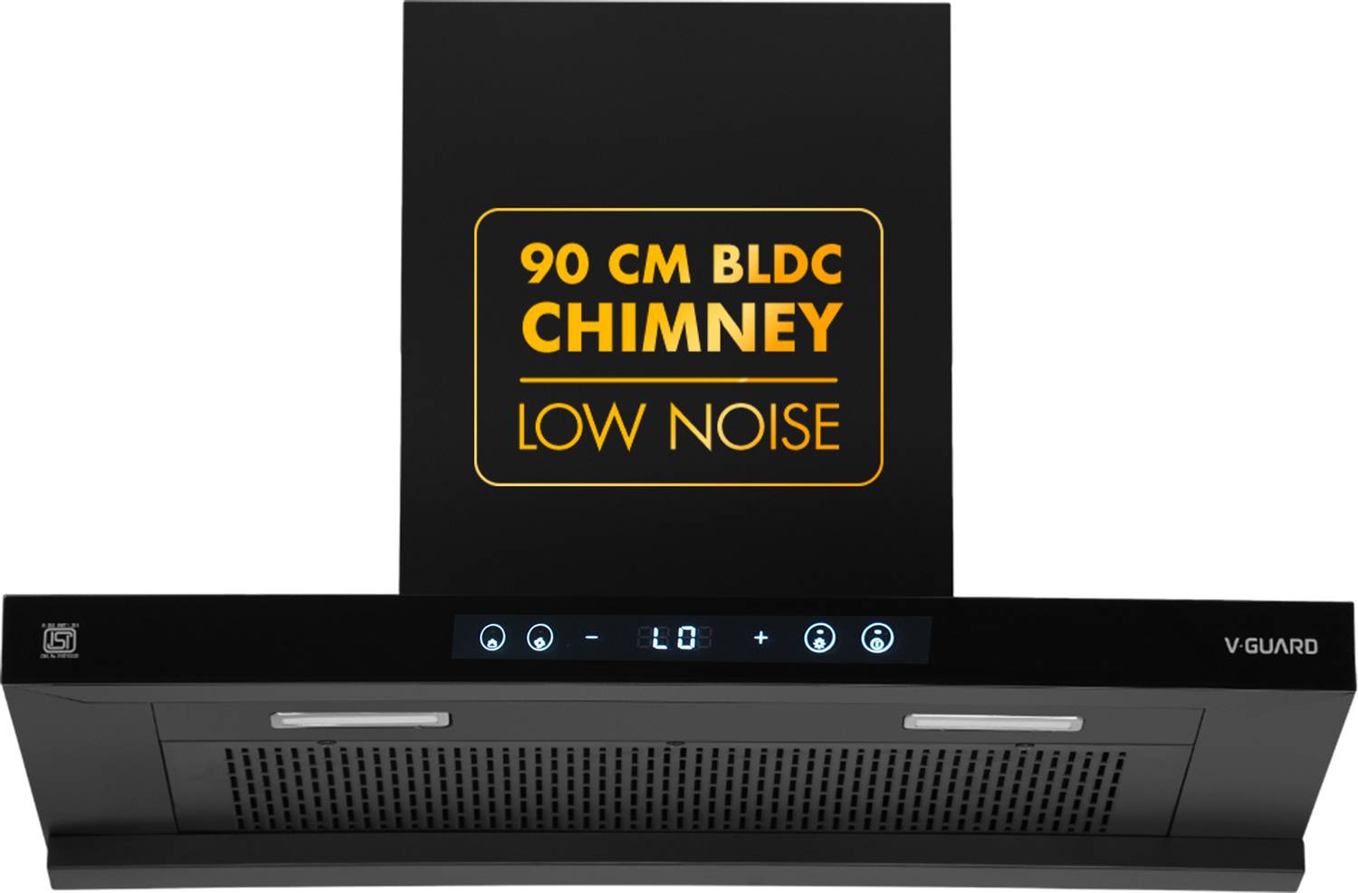 V-Guard BT 90 BLDC 90 cm 1500 CMH 90 cm Auto Clean Chimney