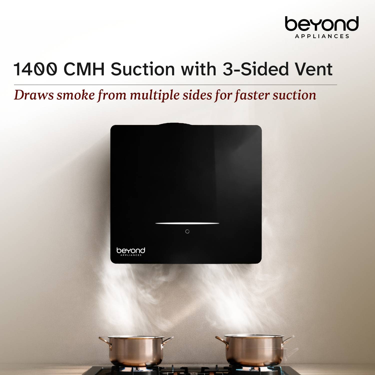 Beyond Cube Plug and Play Chimney 1400 CMH 60 cm - Image 2
