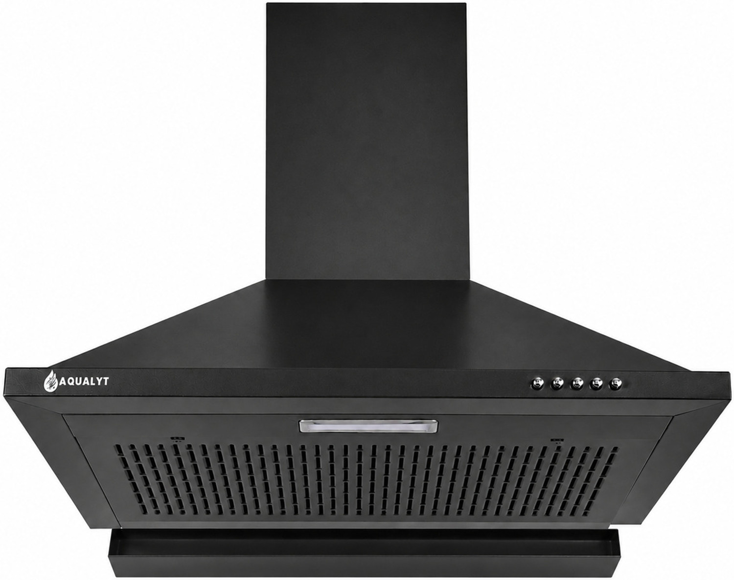 Image of AQUALYT Nova Hood Pyramid Shape 1250 CMH 60 cm Filterless Push Button Powerful Suction With Led Light Low Noise Chimney