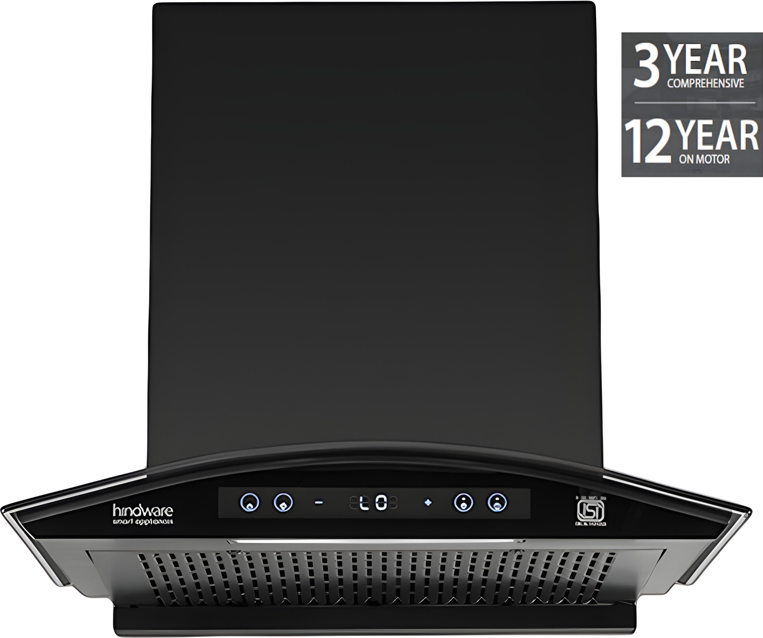 Image of Hindware DIVINA BLDC 60CM 1400CMH; ENERGY EFFICENT MOTOR WITH MOTION SENSOR (YEAR 2025) 1400 CMH 60 cm Auto Clean Chimney