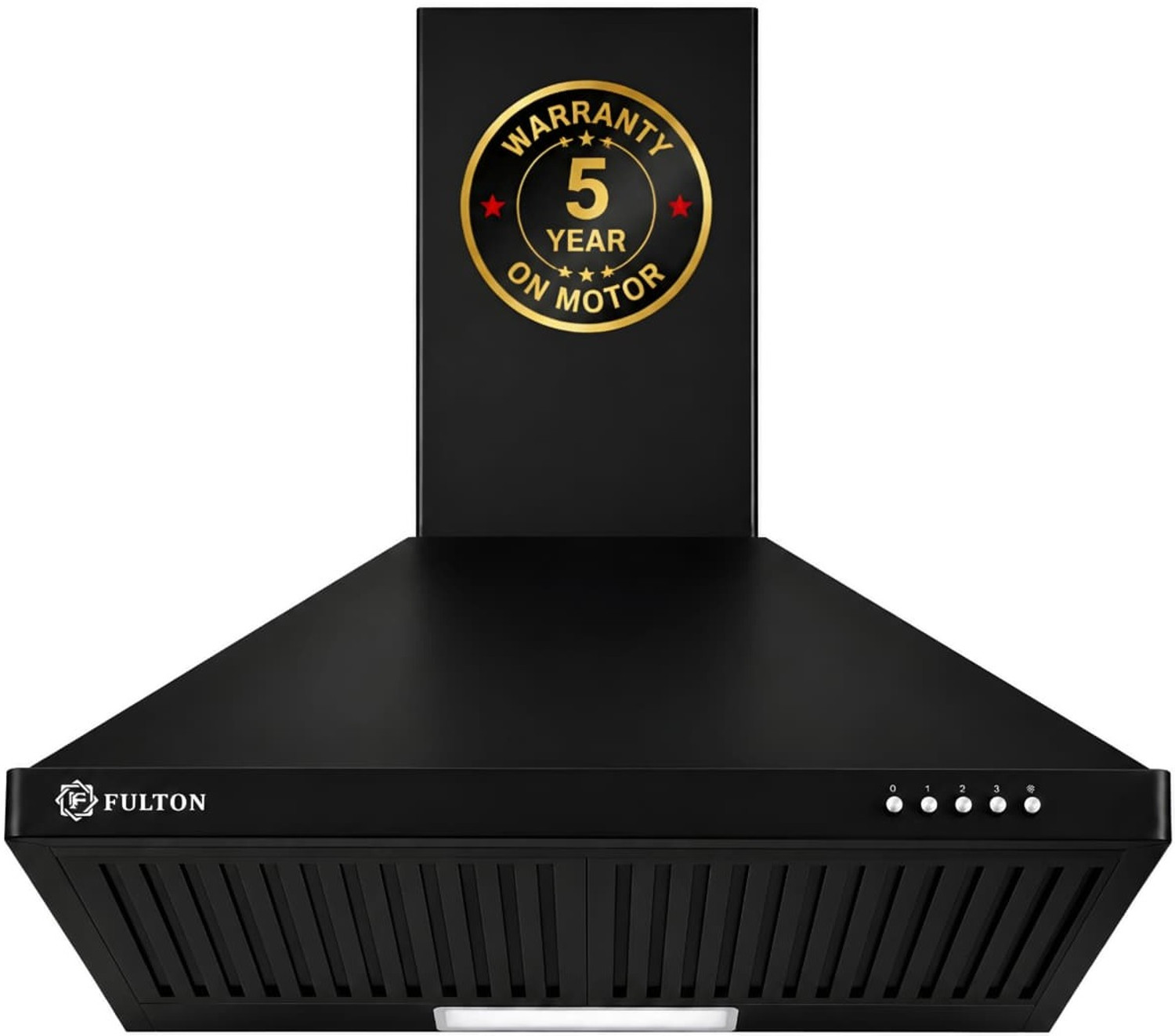 Image of FULTON PYRAVOLT PYRAMID SHAPE 60 BF 1200 CMH 60 cm Push Button Powerful suction Chimney