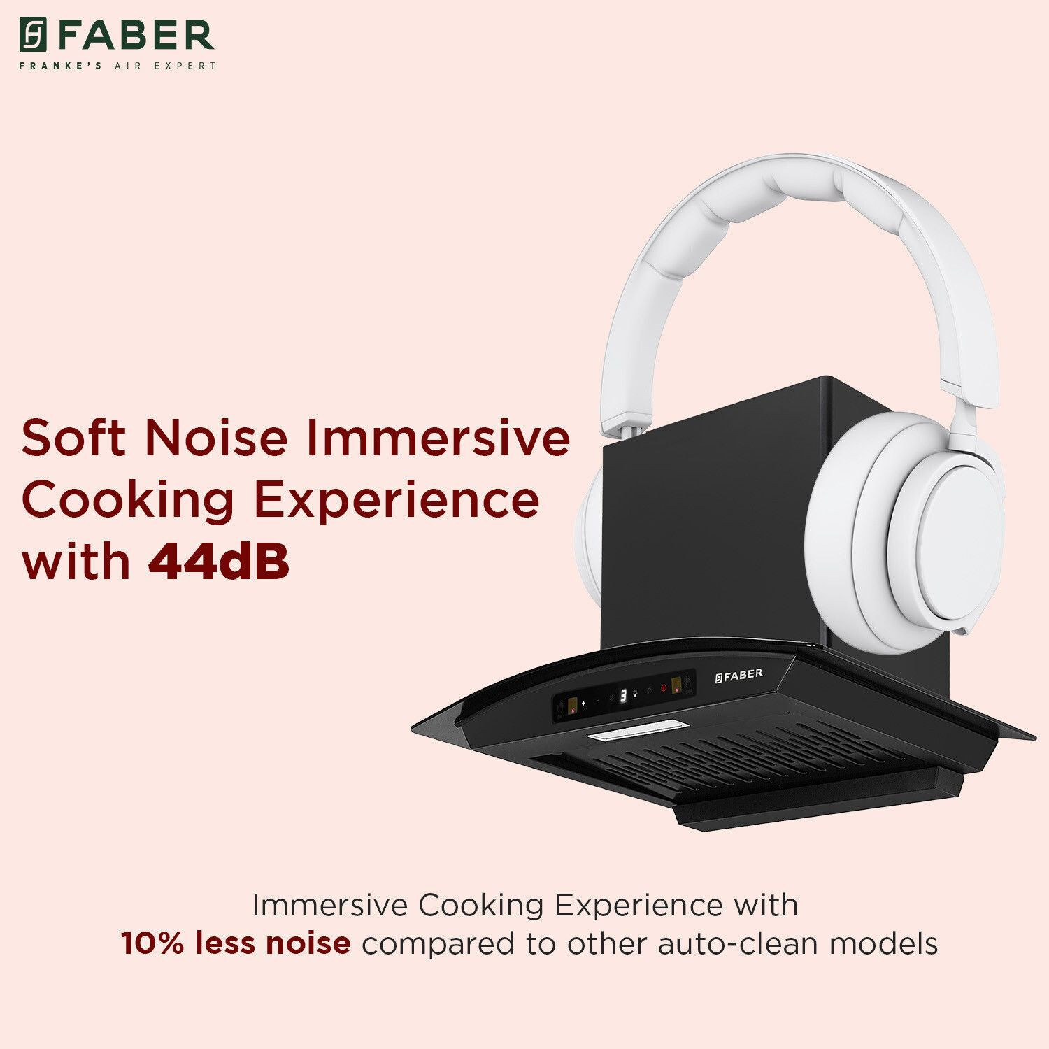 Image of FABER HOOD AGILE BLDC HC SC FL BK IN 60 Auto Clean Wall Mounted Black 1500 CMH Chimney