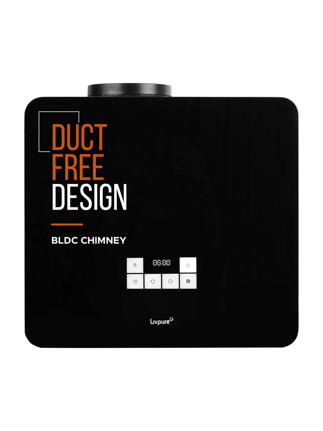 LIVPURE LIV-DYCE-BLDC-60 60cm Ductless Chimney - Image 1