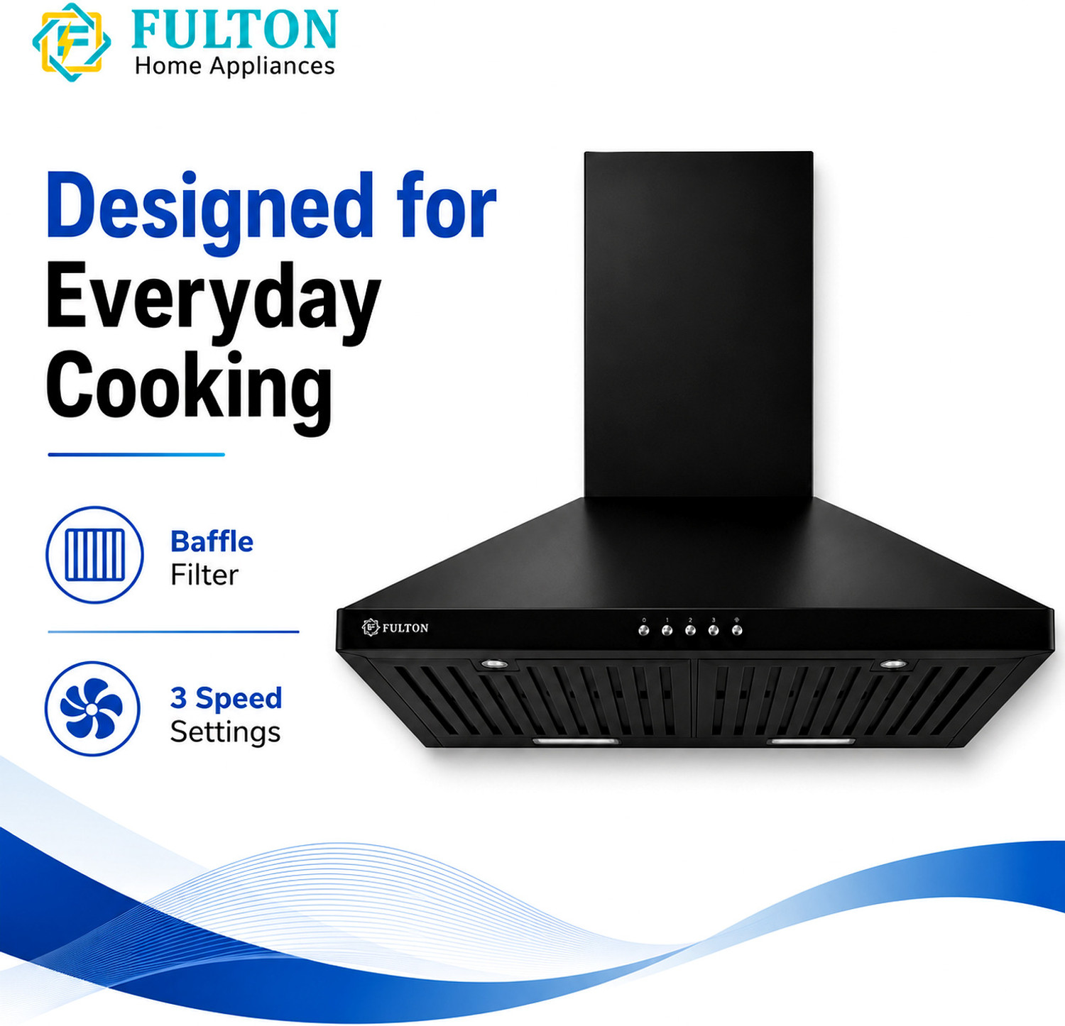 Image of FULTON Pyramid Shape 75cm Chimney 1220 CMH 75 cm Chimney