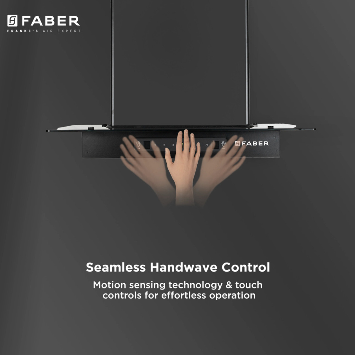 Image of FABER Hood Mercury 1500m3 /hr BLDC T-shaped 60 cm Autoclean Wall Mounted Black Chimney 1500 CMH 60 cm Auto Clean Chimney