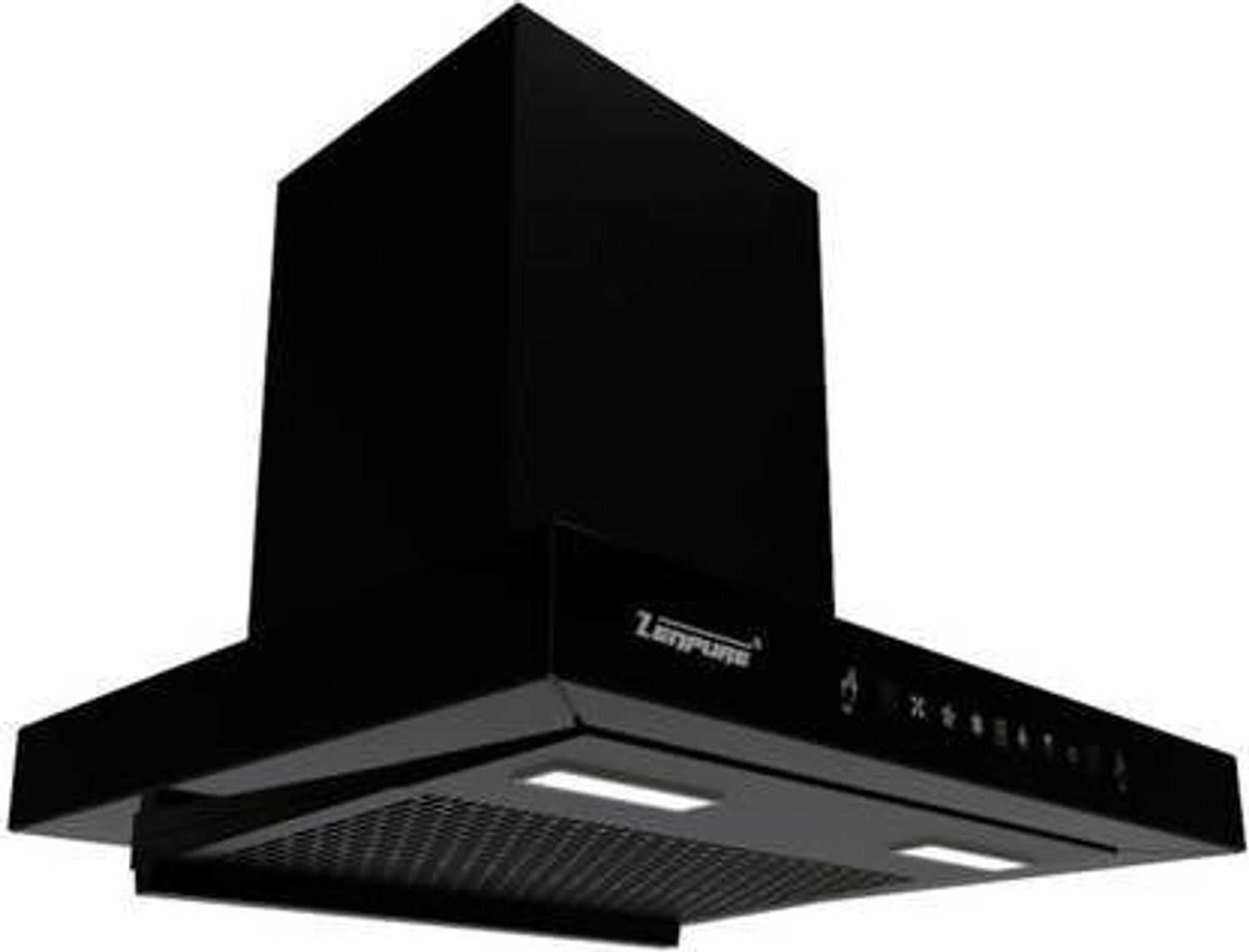 Image of ZENPURE Hella T-Shape 1350 CMH 75 cm Filterless Touch Motion Sensor Powerful Suction Low Noise With Led Light Auto Clean Chimney