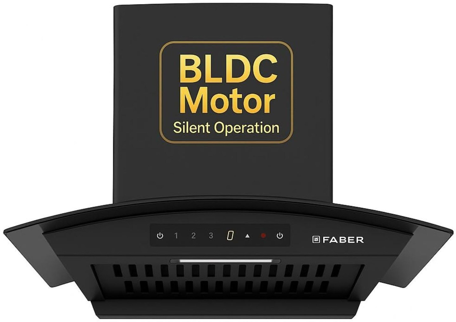 Image of FABER HOOD AGILE BLDC HC SC FL BK IN 60 Auto Clean Wall Mounted Black 1500 CMH Chimney