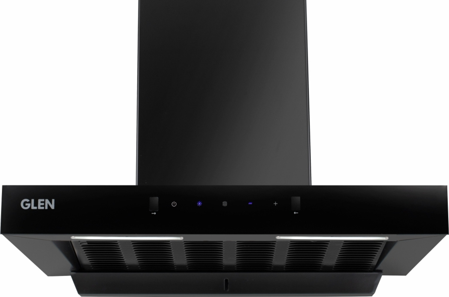 Image of Glen CH-6052 Slim Filter less Kitchen Chimney 90CM With Motion Sensor Auto Clean Wall Mounted BLACK 1200 CMH Chimney