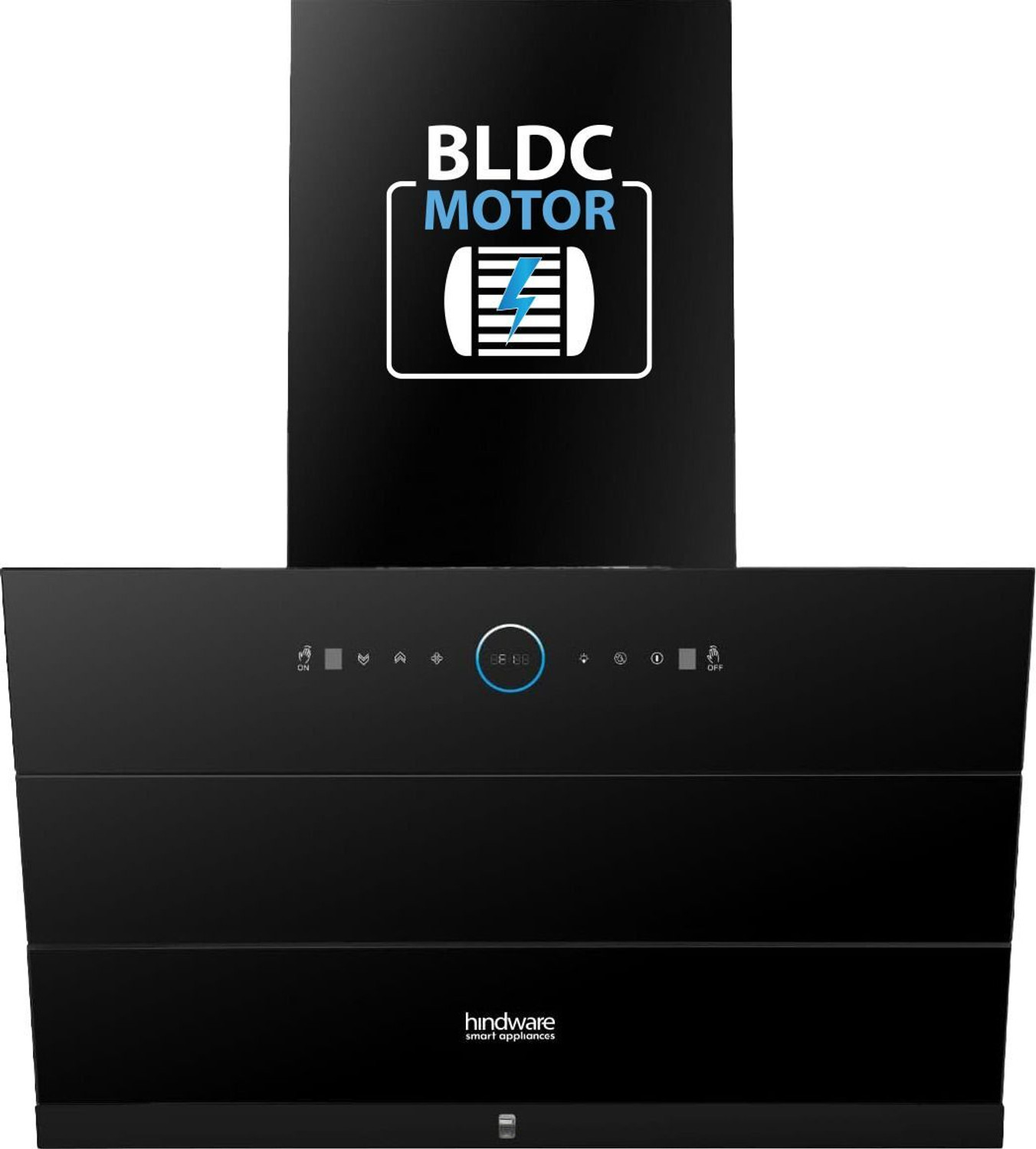 Image of Hindware Smart Appliances Skyla Neo BLDC 90 1500 CMH 90 cm Auto Clean Chimney