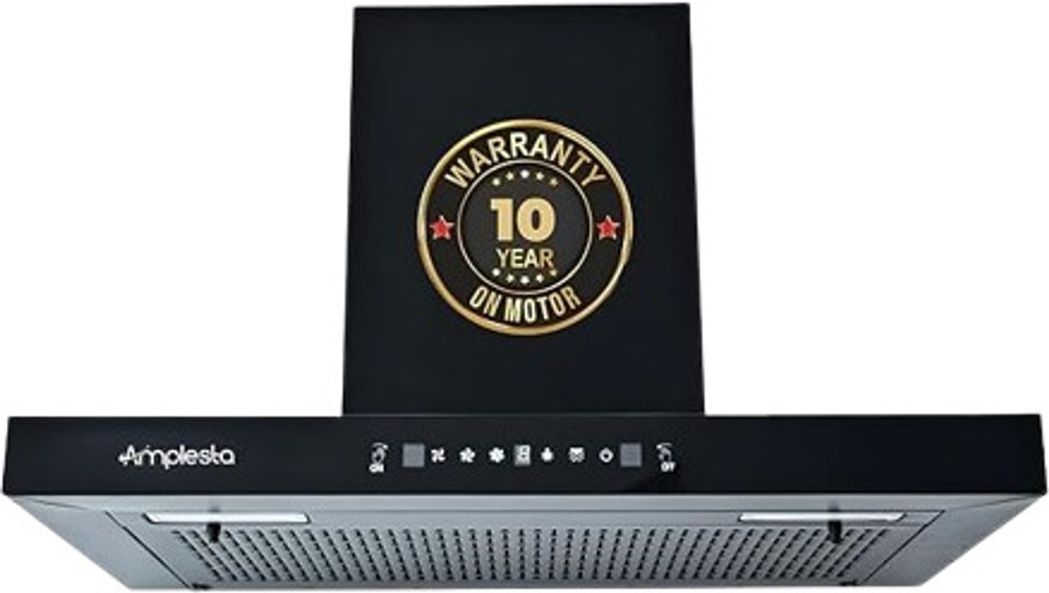 Image of Amplesta New Sereno Auto Clean T-Shape, Touch & Gesture Control, Filterless 1350 CMH 60 cm Auto Clean Chimney