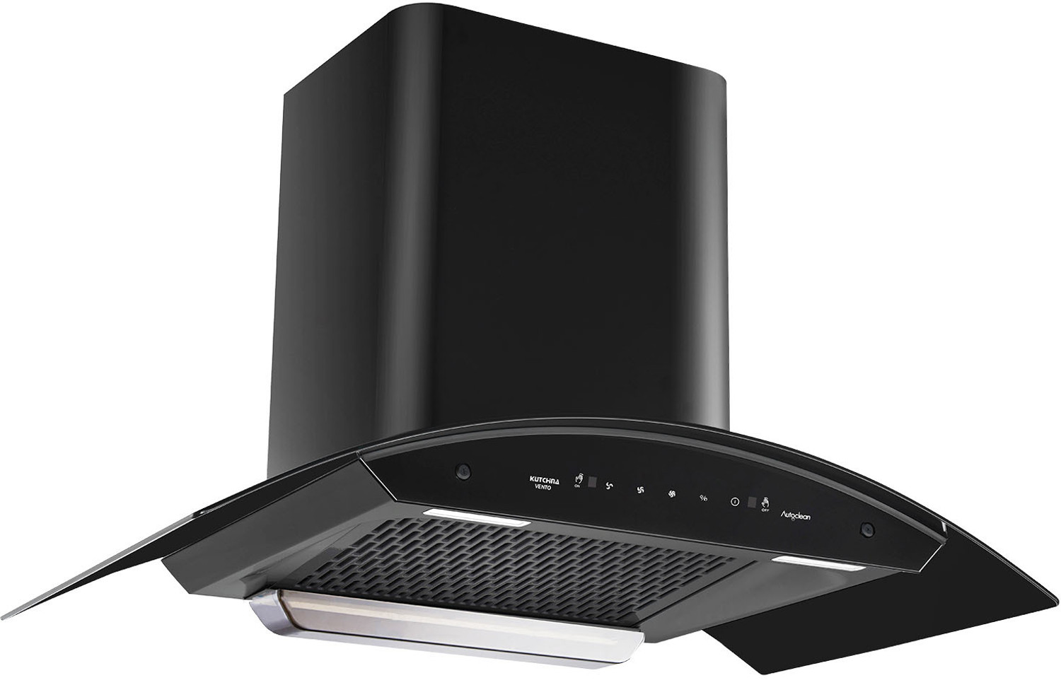 Image of Kutchina Vento 75 1400 CMH 75 cm Motion Sensor Control Touch Control Auto Clean Powerful suction Low Noise Auto Clean Chimney