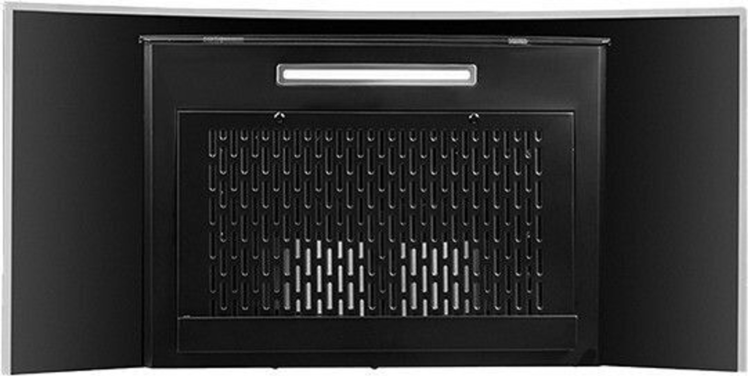 Image of Hindware DIVINA BLDC 90 cm Chimney | 1400 CMH Auto Clean Wall Mounted Black 1400 CMH Chimney