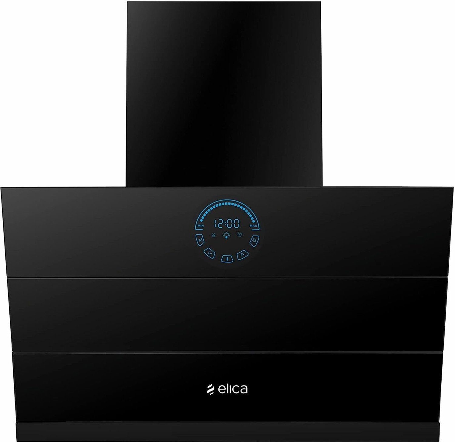 Image of Elica EFL 108 HAC LTW VMS 60 Auto Clean Wall Mounted Black 1350 CMH Chimney