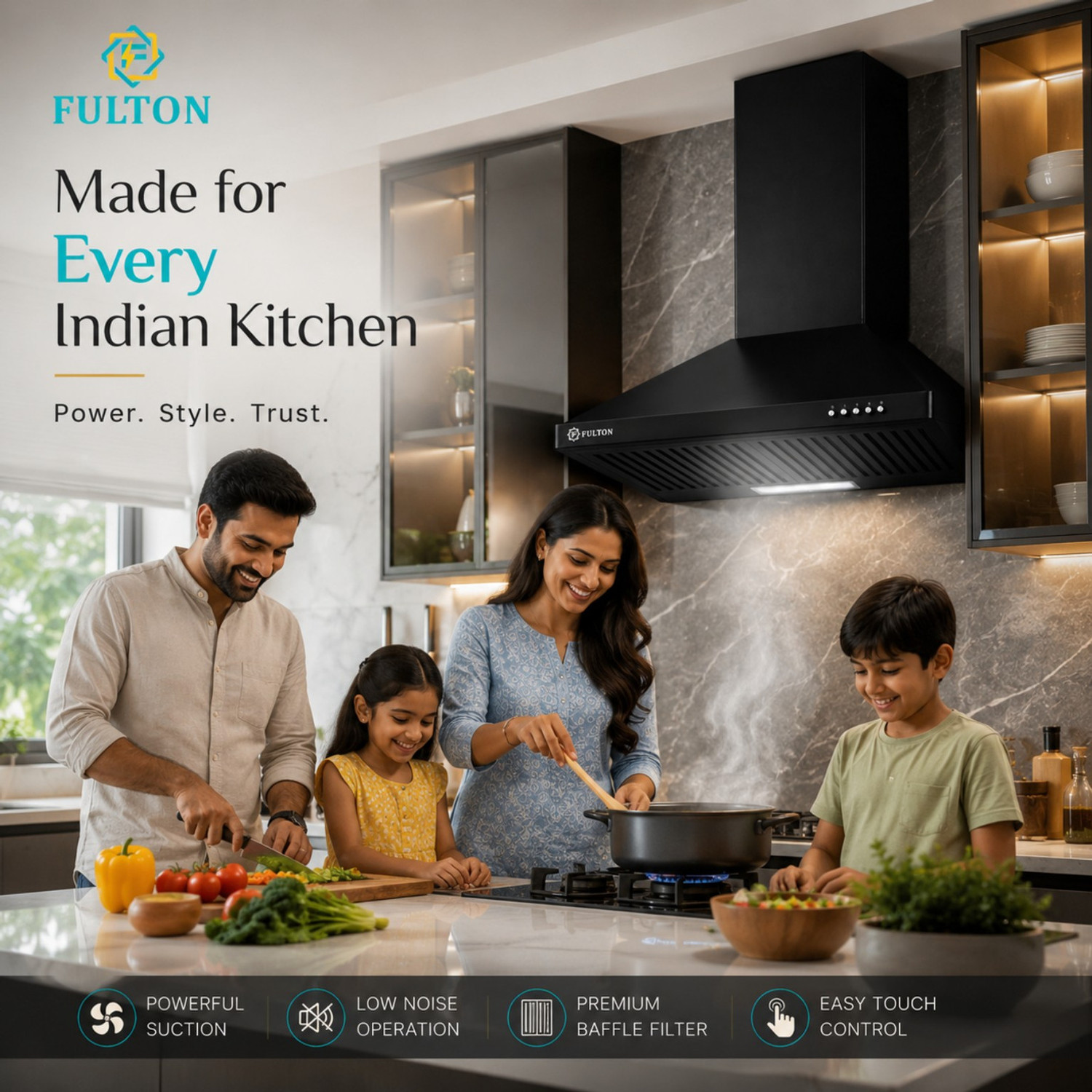 Image of FULTON PV60BFX 1155 CMH 60 cm Chimney