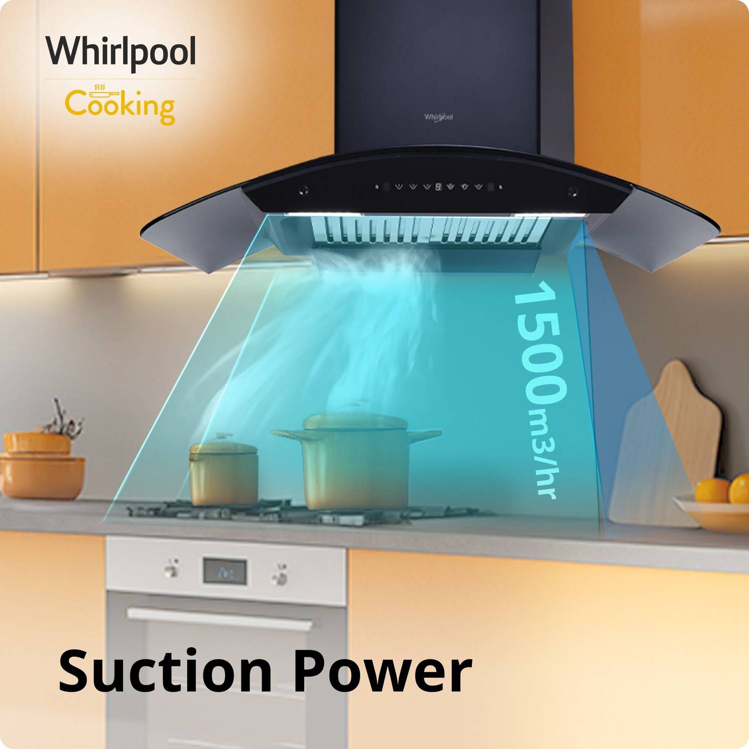 Whirlpool CGBF PRO 903 HAC BK 90 cm Chimney - Image 2
