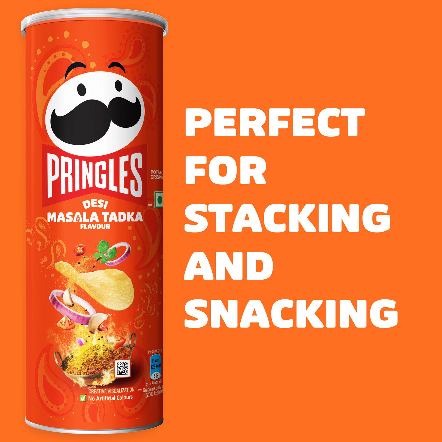 Image of Pringles Desi Masala Flavored Potato Chips