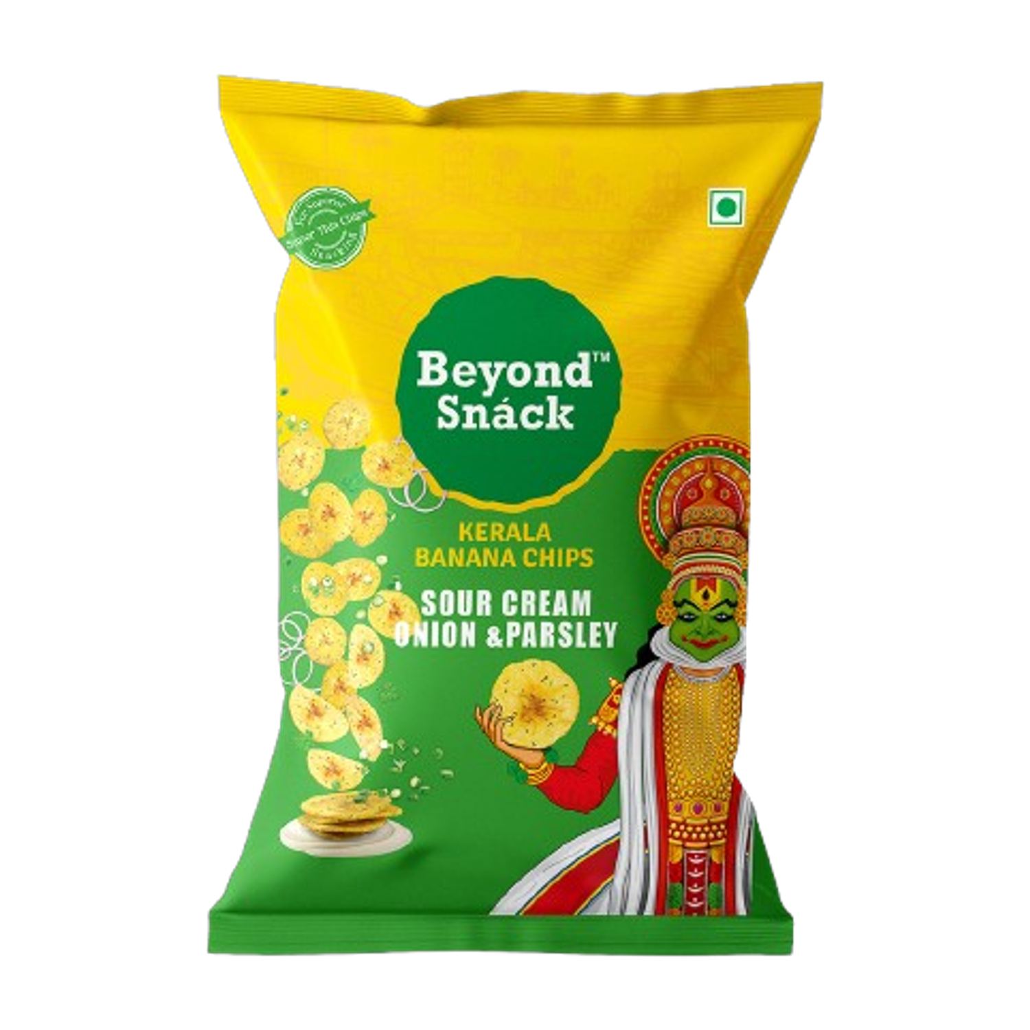 Beyond Snack Kerala Banana Sour Cream, Onion And Parsley Chips