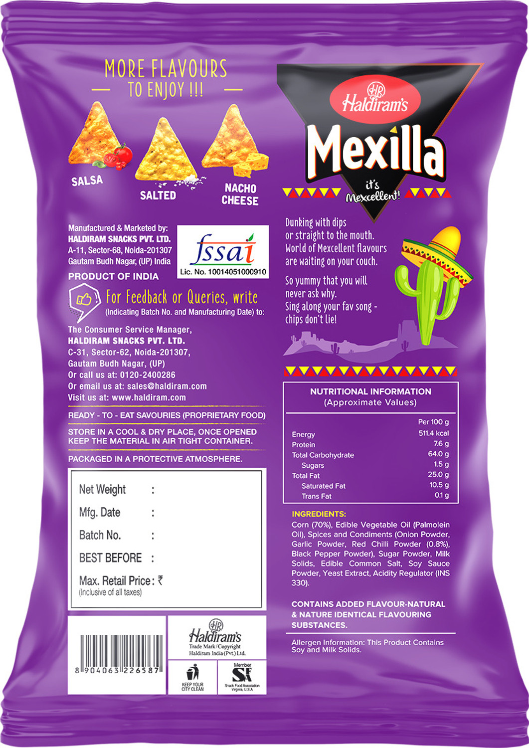 Image of Haldiram's Mexilla Sweet Thai Chilli Chips