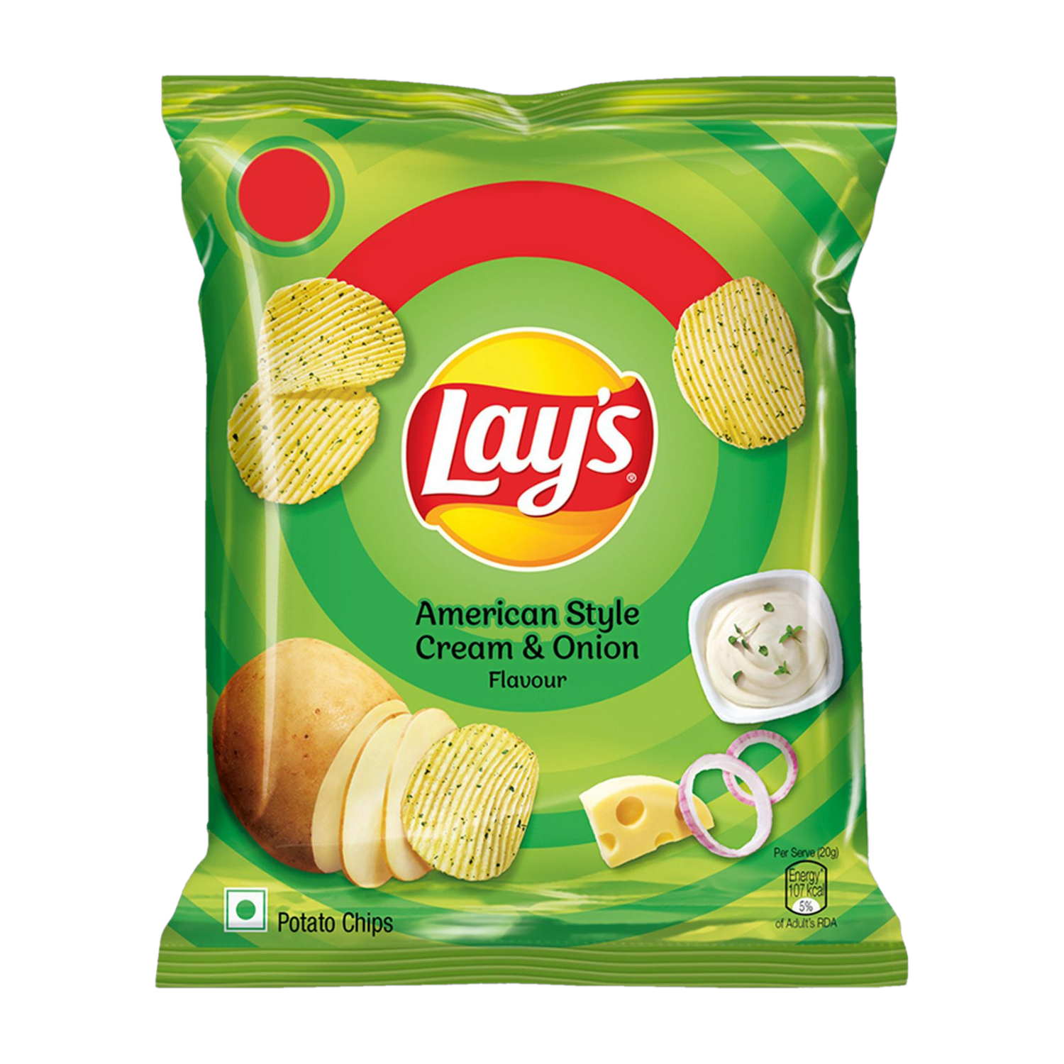 Image of Lay's American Style Cream and Onion Flavour Chips