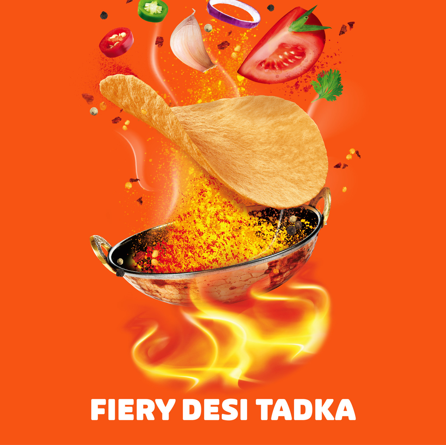 Image of Pringles Desi Masala Flavored Potato Chips