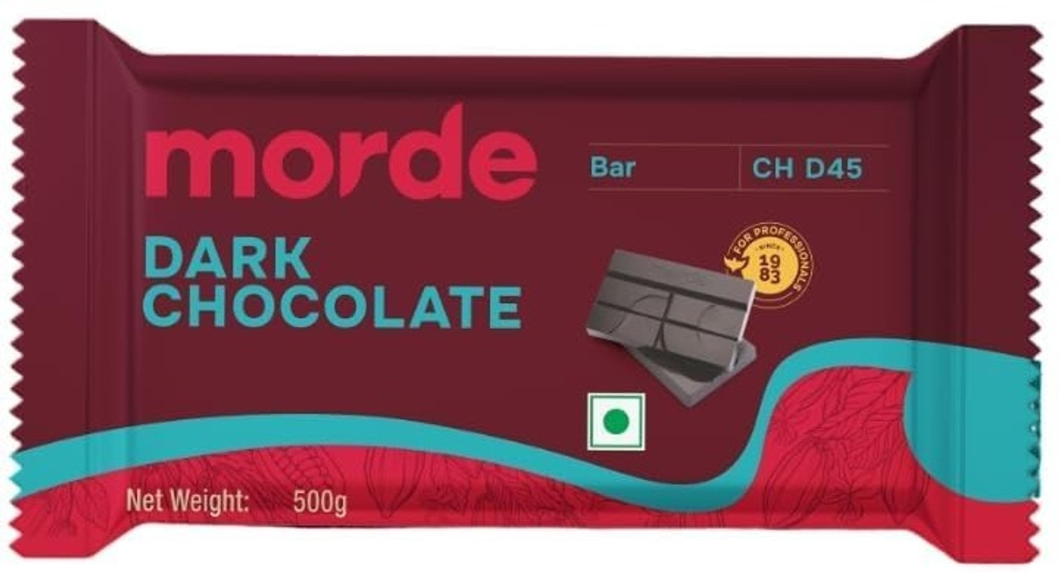 Image of TRENDING PRODUCTS VILLA Morde Dark Chocolate Block CH D45 500g | Professional Baking & Molding Slab Bar Gift Pack