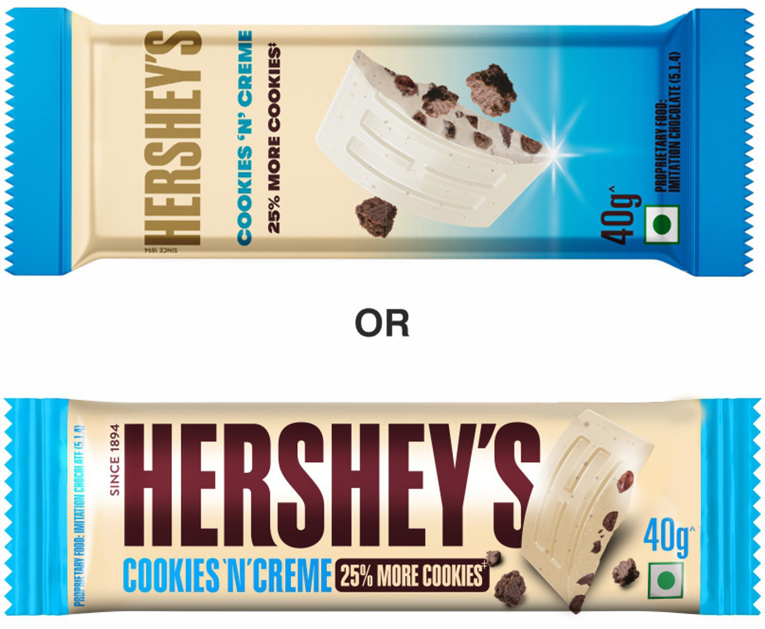 Image of HERSHEY'S Cookies 'N' Creme Bar