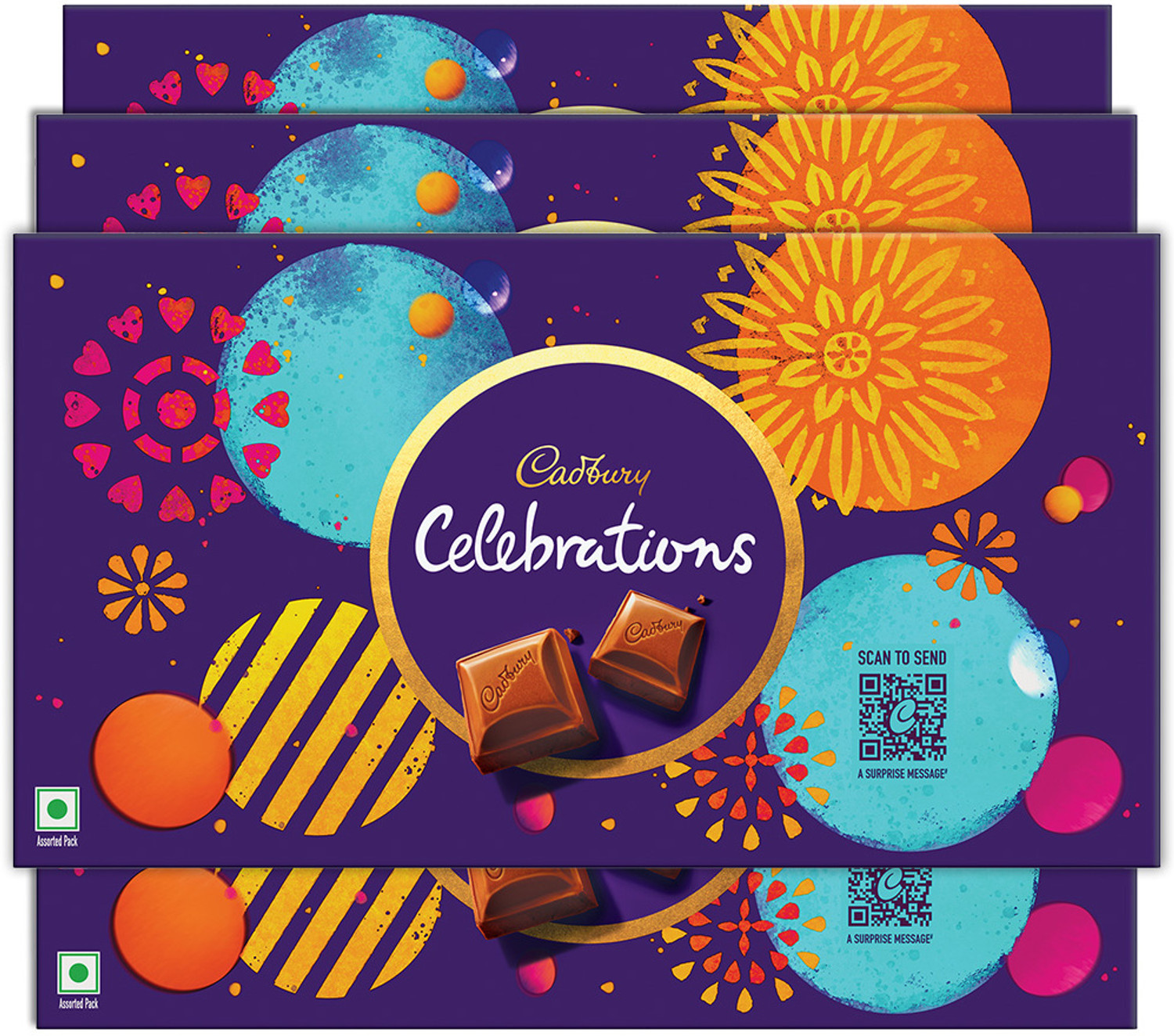 Image of Cadbury Celebrations Assorted Chocolate Gift Pack Bar Gift Pack