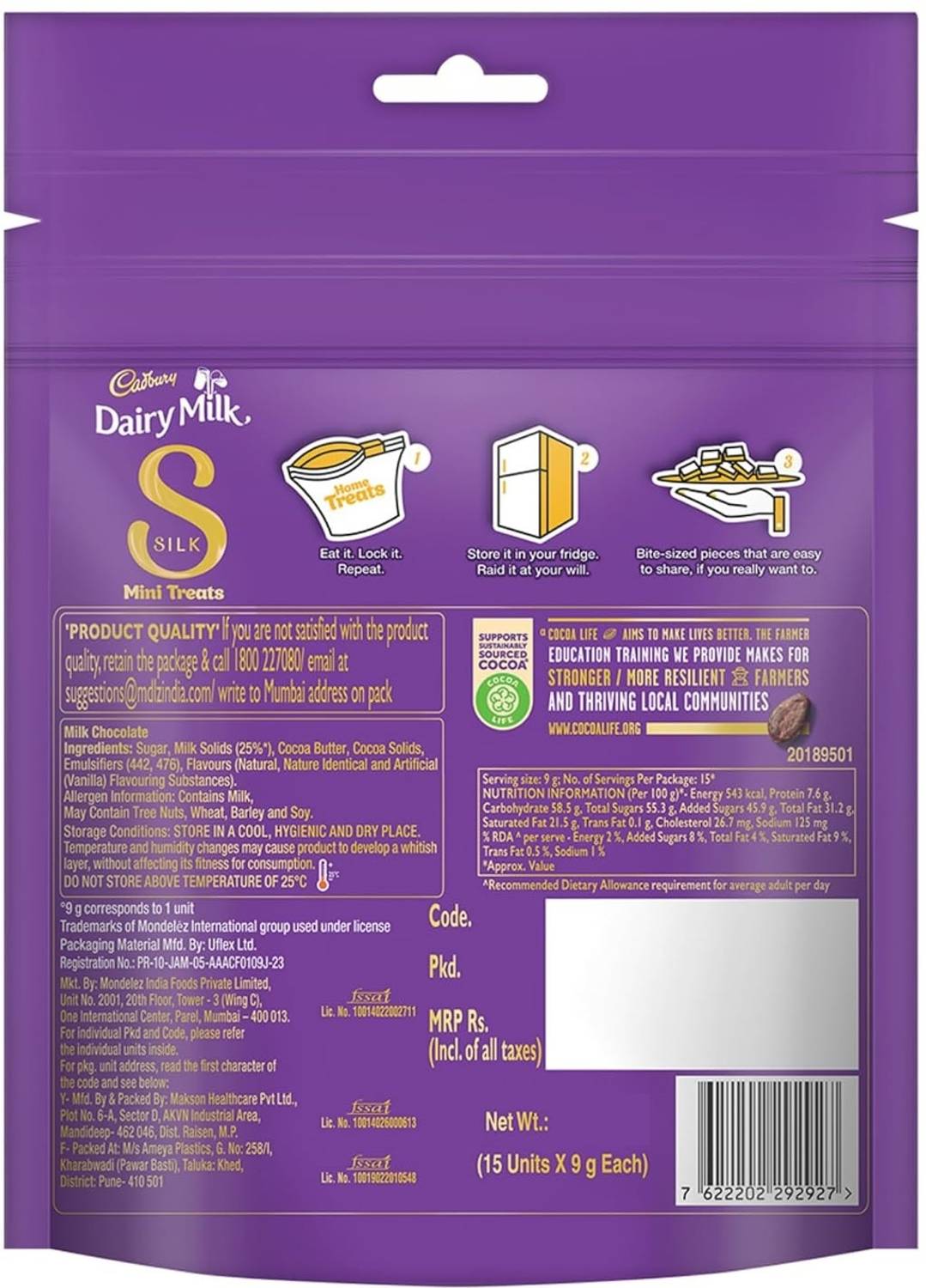 Cadbury Dairy Milk Silk Home Treats 17 Pieces - Image 4