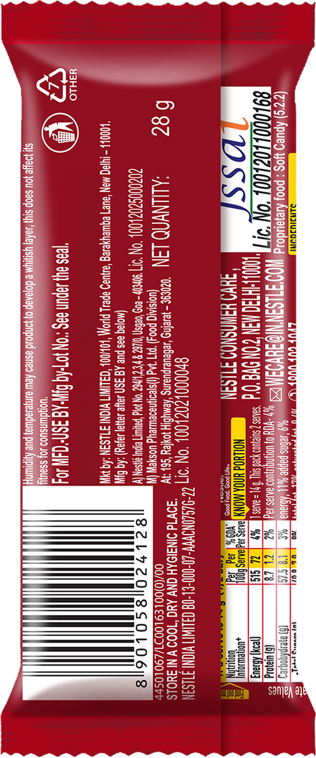 Image of NESTLE Classic Choco Chocolate Bar