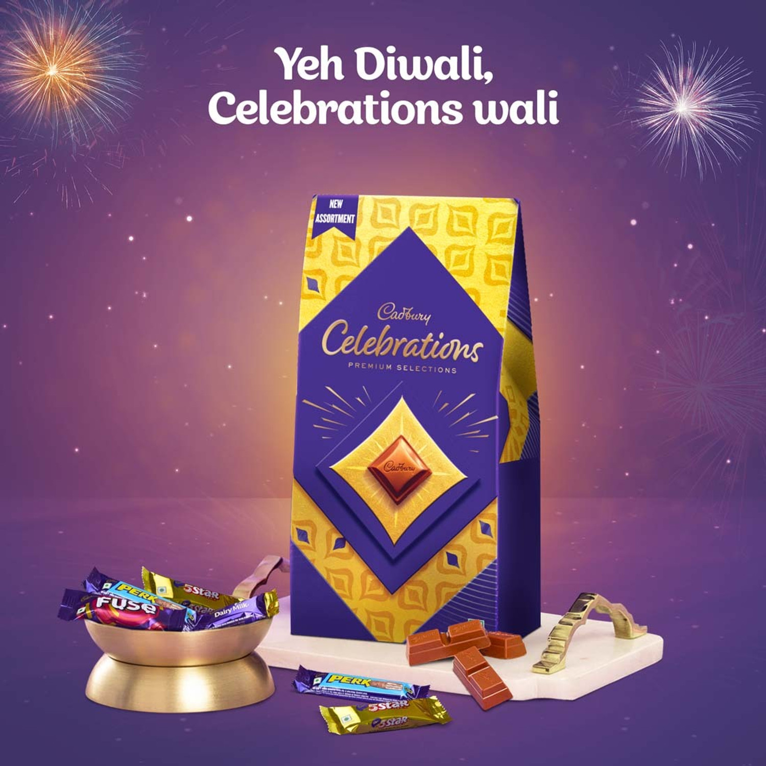 Image of Cadbury Celebrations Premium Selections Chocolate Pack Bars