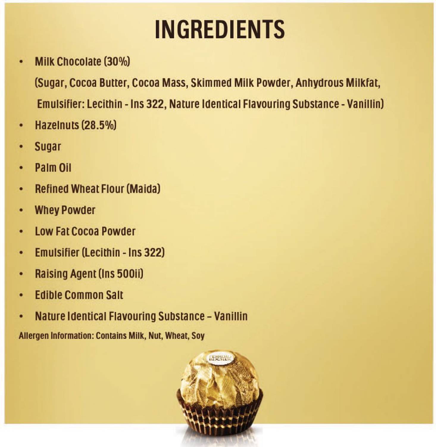 Ferrero Rocher Milk Chocolate Pack of 16 · 12.5 g (200 g total) - Image 4