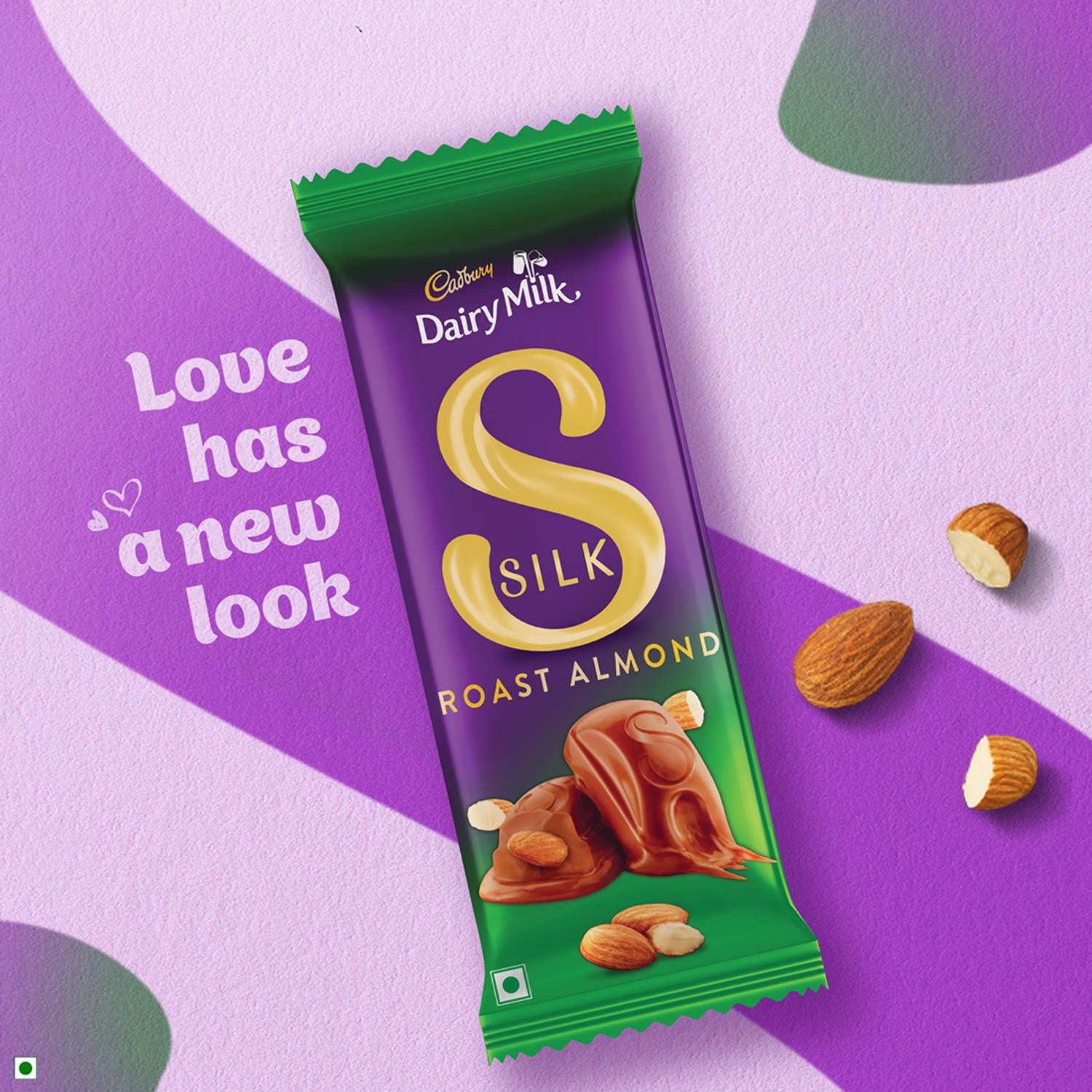 Cadbury Dairy Milk Silk Roast Almond Chocolate Bar 143g - Image 3