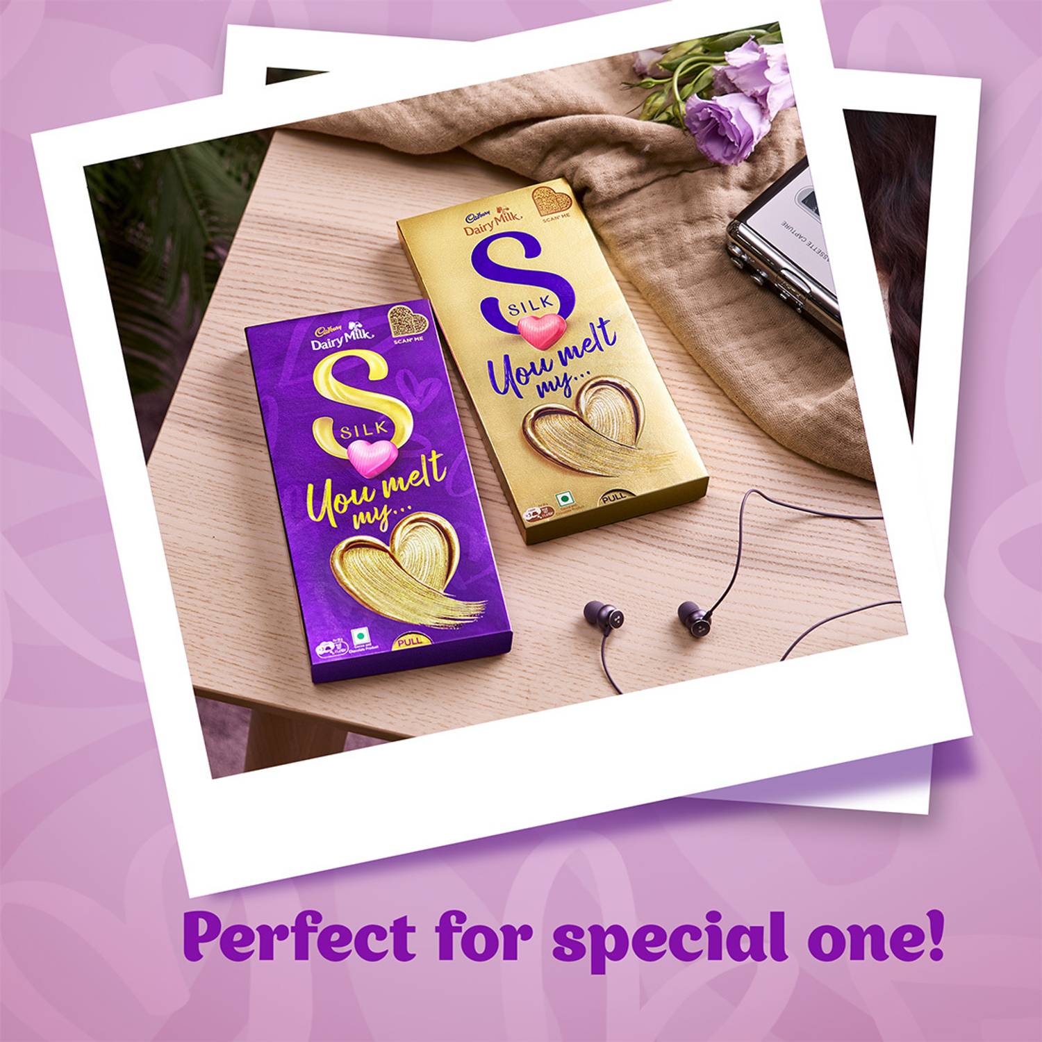 Cadbury Dairy Milk Silk Heart Blush Chocolate Bar Gift Pack - Image 5