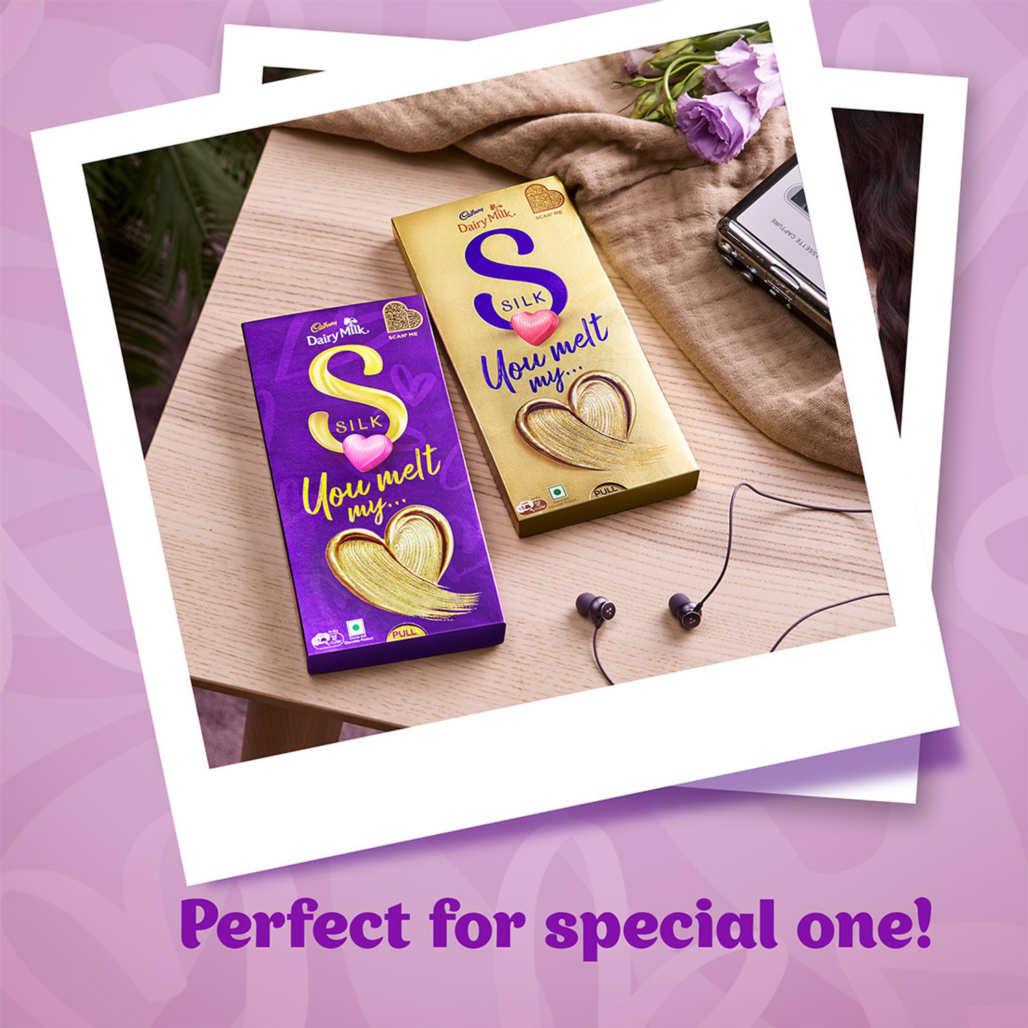 Image of Cadbury Dairy Milk Silk Heart Blush Gift Pack Chocolate Bars