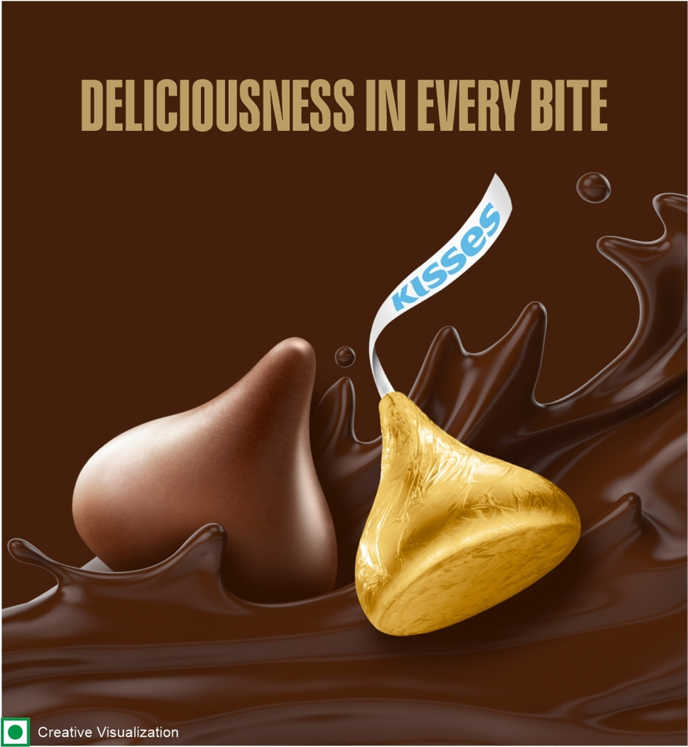 Image of HERSHEY'S Milk Kisses Large Chocolate Truffles Gift Pack