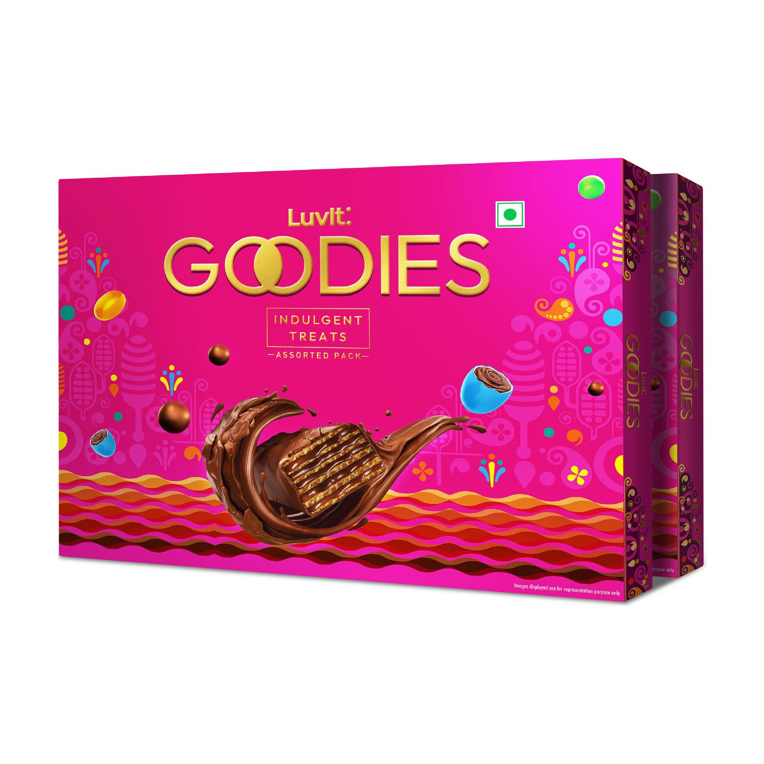 Image of LuvIt Goodies Chocolates Treat Gift Pack | For Birthday, Rakhi, Diwali Occasions | Truffles Gift Pack