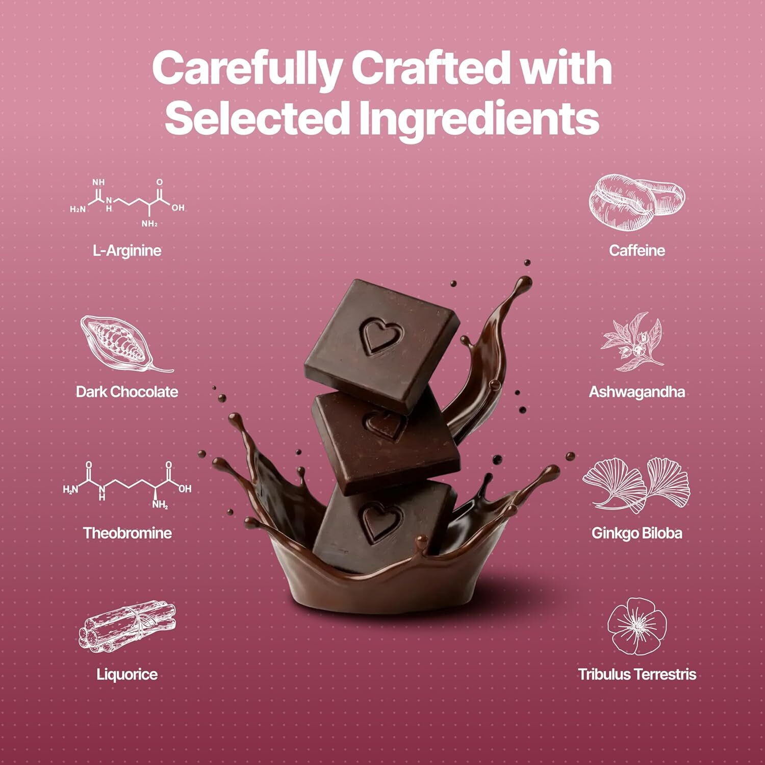 Image of Nooky Mood Uplifting Mini Bites Dark Chocolates for Couples Bar Gift Pack