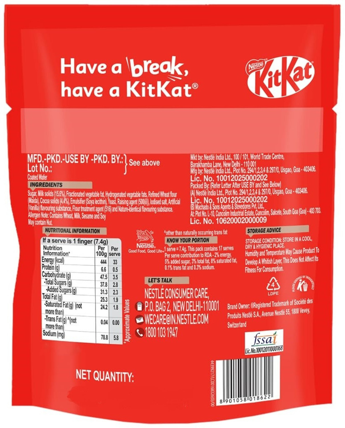 Image of NESTLE KITKAT MINIS CRACKLES Crackles