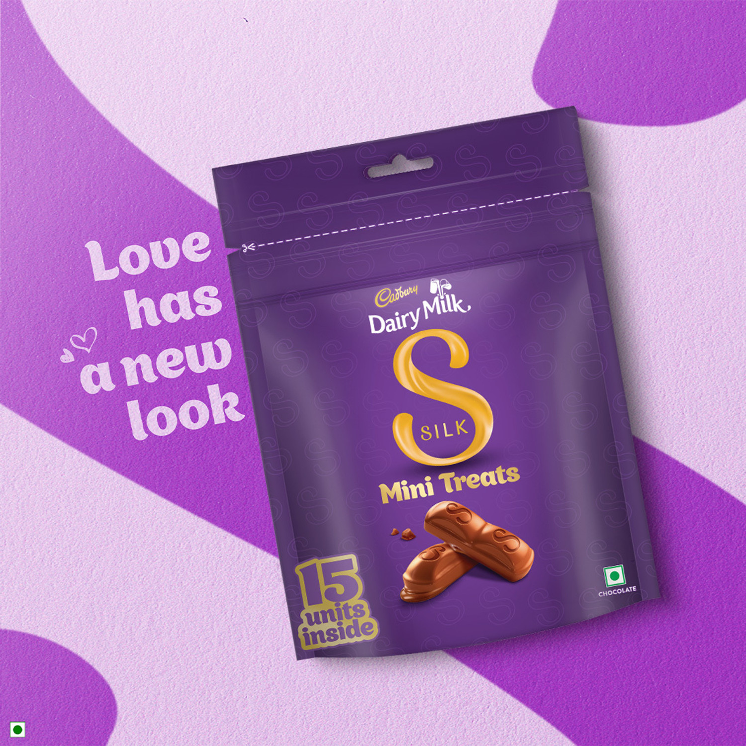Image of Cadbury Dairy Milk Silk Mini Treats Chocolate Bar Gift Pack