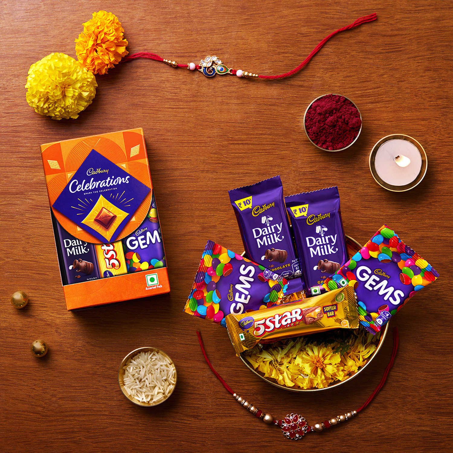 Image of Cadbury Celebrations Assorted Chocolate Bar Gift Pack