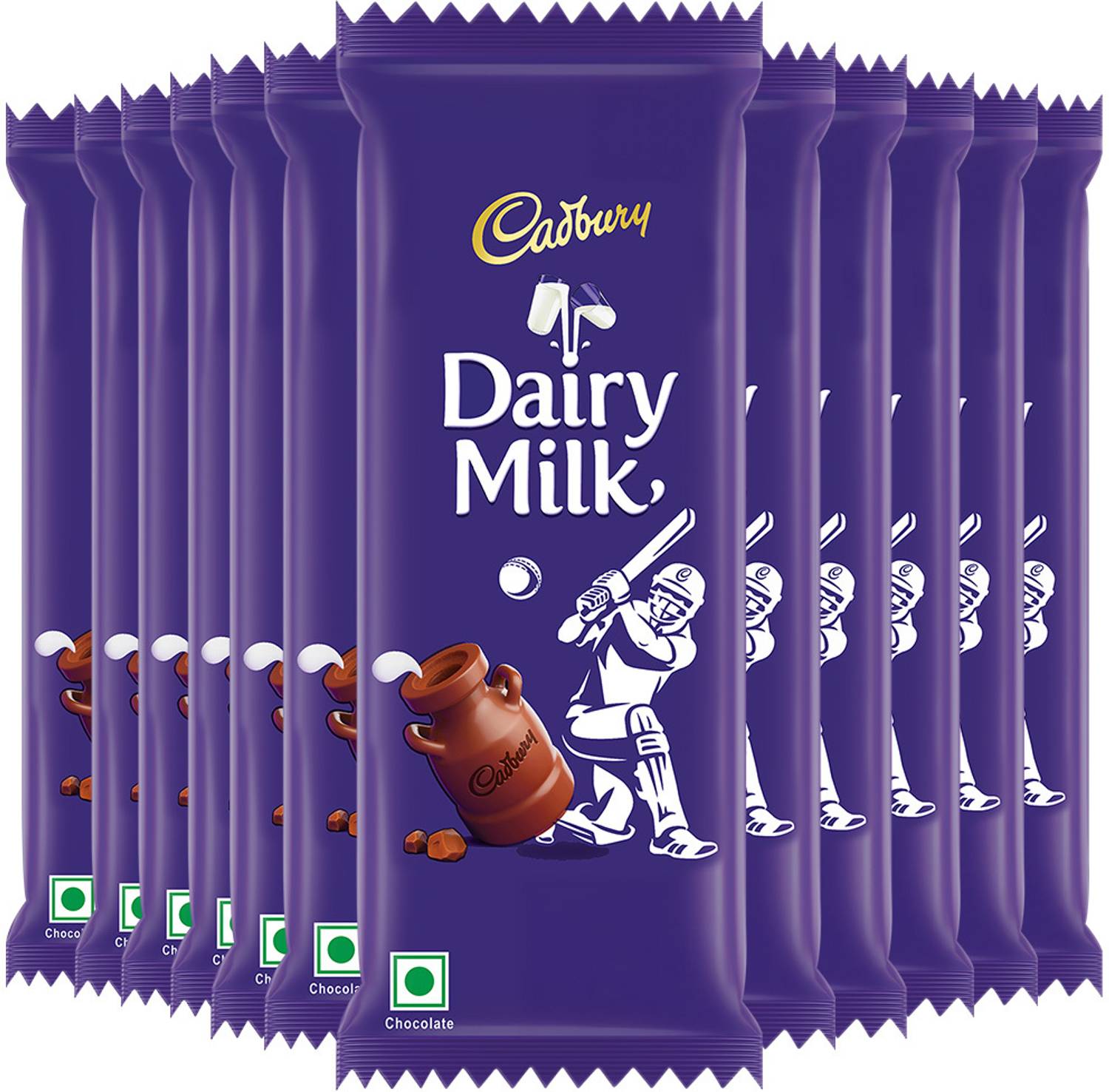 Cadbury Dairy Milk Maha Pack Cricket Pack Chocolate Bars (12 x 46