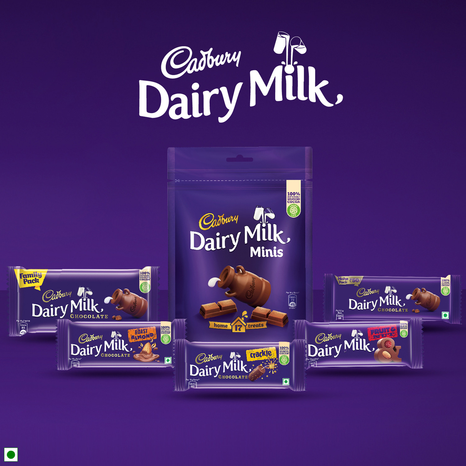 Image of Cadbury Dairy Milk Maha Pack Chocolate Bars